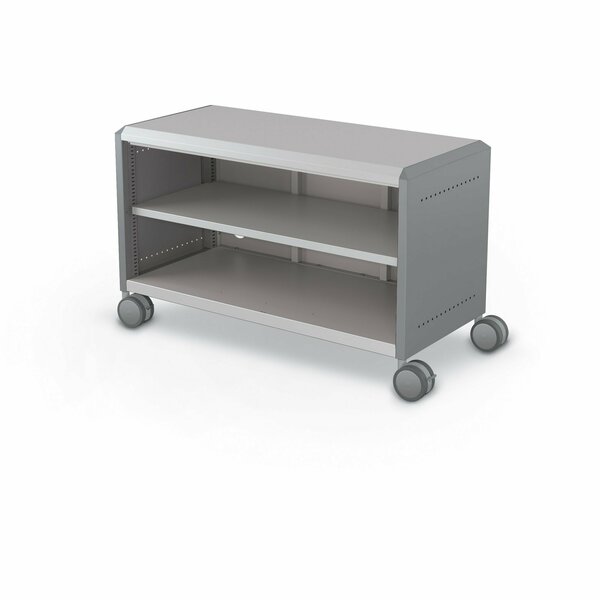 Mooreco Compass Cabinet Maxi H1 With Shelves Cool Grey 25.9in H x 42in W x 19.2in D A3A1B1D1X0